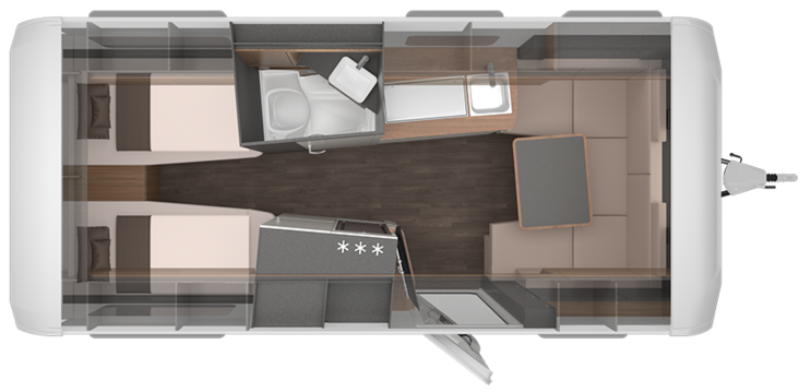 Knaus Azur Layouts, Durham, County Durham | Durham Caravans